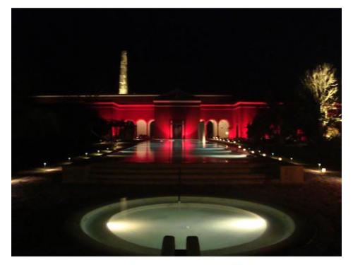 Iluminación en el agua