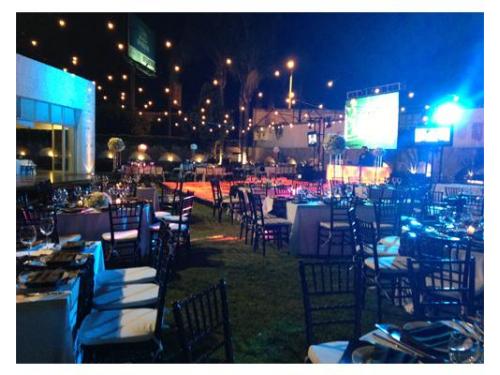 Espectacular montaje de boda