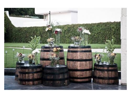 Arreglos florales y velas