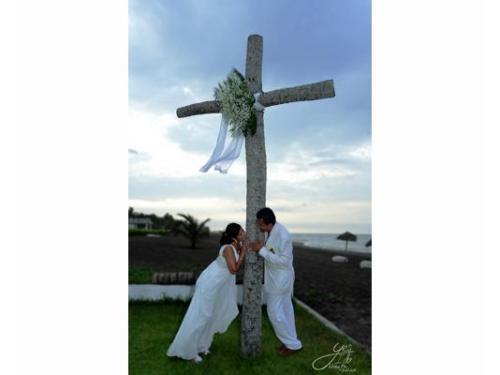 Sesión con los novios