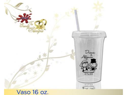 Vaso de recuerdo de tu evento