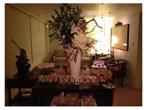 Masa de dulces para bodas