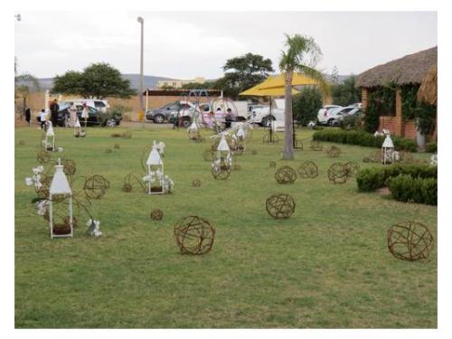 Decoraciones originales en el jardín
