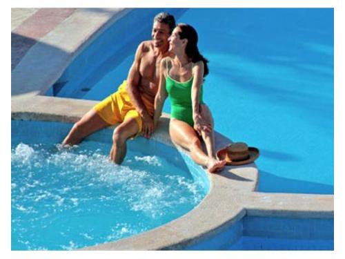 Relájate en el jacuzzi