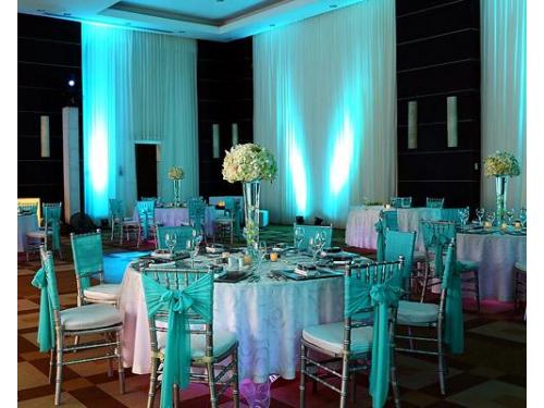 Elegante montaje tiffany