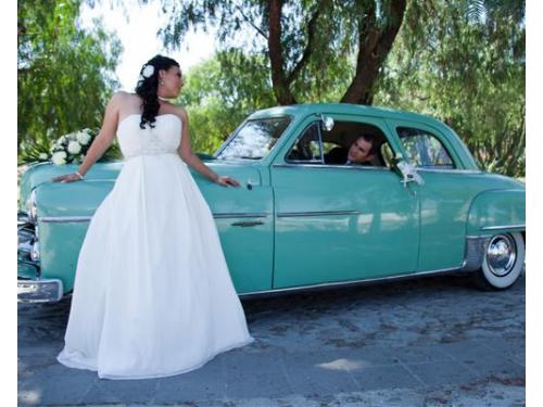 Fotografía con auto clásico