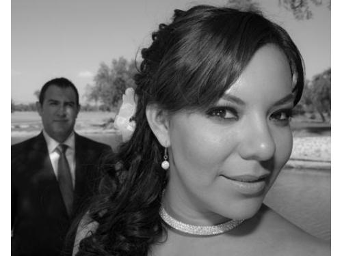 Retrato de los novios