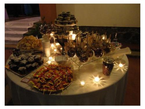 Mesa de postres para tus invitados