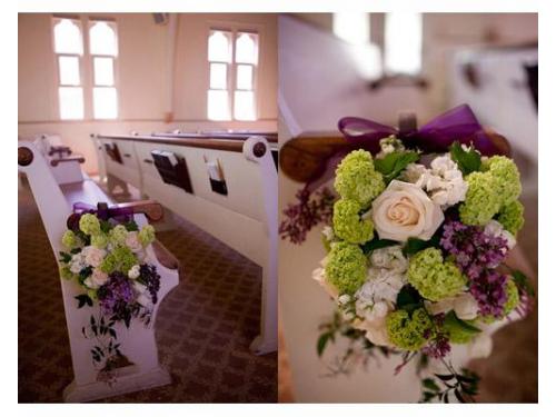 Decoración floral en iglesias