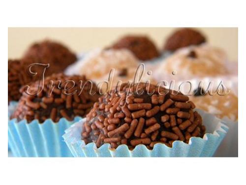 Trufas de  chocolate