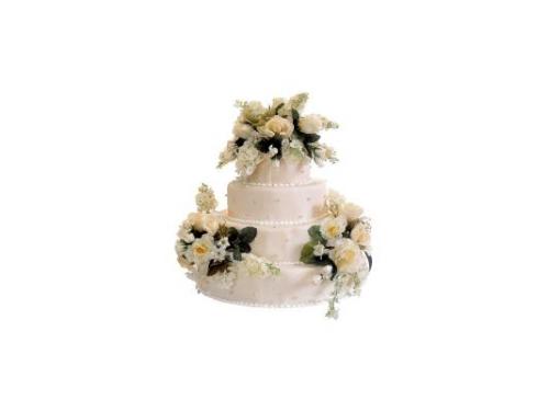 Elegantes pasteles de fondant para bodas