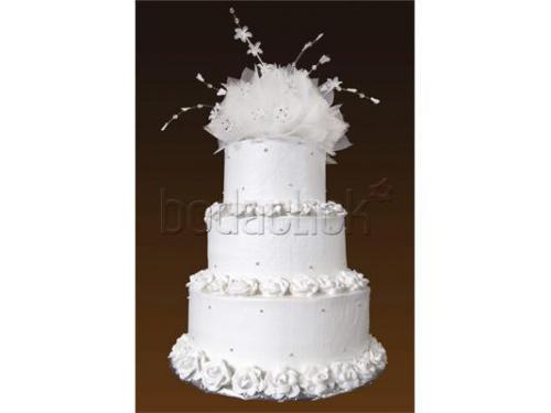 Elegante pastel blanco para tu boda