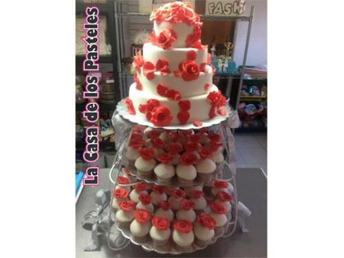 Torres  de  cupcakes