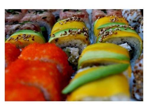 Variedad de sushis