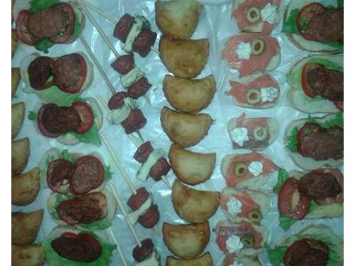 Variedad de emparedados