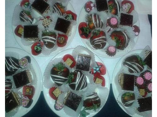 Cubiertos de chocolate