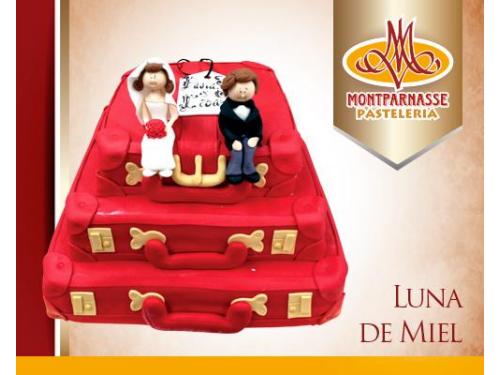 Pastel luna de miel