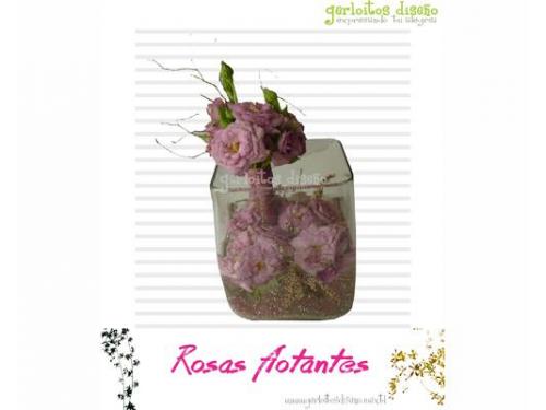 Rosas flotantes