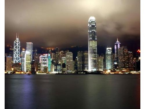 Hong kong - vista nocturna