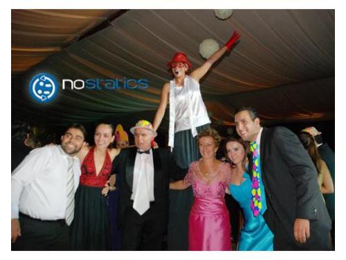 Invitados con zanquero