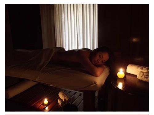 Es tiempo de disfrutar un delicioso masaje boca abajo, pies y cabeza