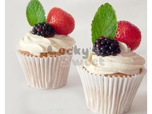Cupcakes con frutas naturales