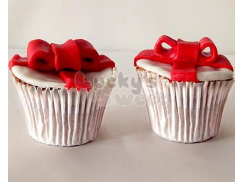 Cupcakes con moño