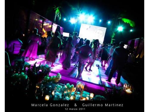 Pista de baile e iluminación