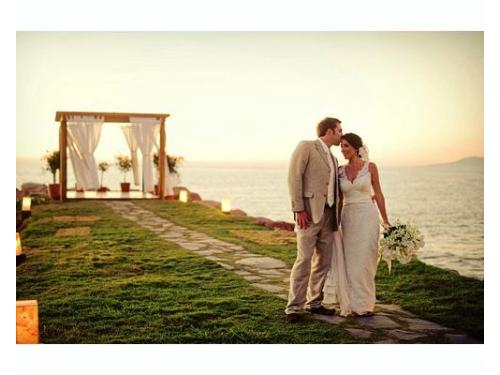 Novios listos para su ceremonia