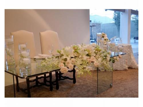 Decoración de la mesa de novios