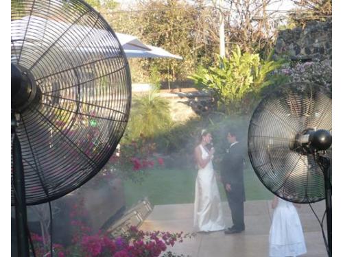 Hidro-ventiladores para tu boda