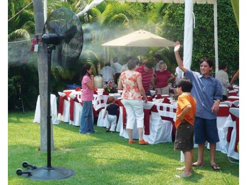 Lc sustenta system en el jardín