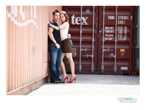 Sesión casual de los novios