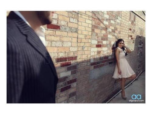 Sesión casual de los novios