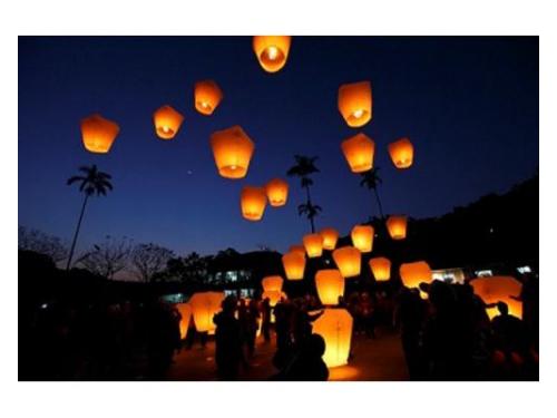 Lugar ideal para liberar globos