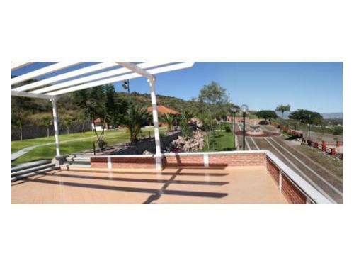 Vista lateral de la terraza