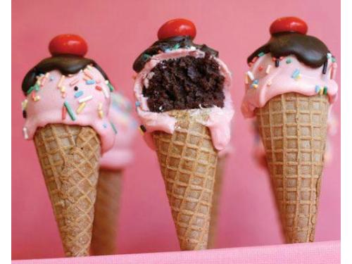 Cake en forma de helado