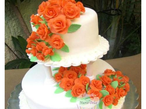 Color naranja con rosa