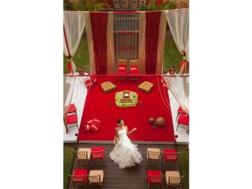 Montaje para ceremonia