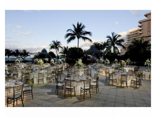 Recepción al aire libre