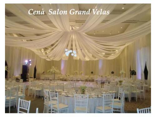 Cena en salón grand velas
