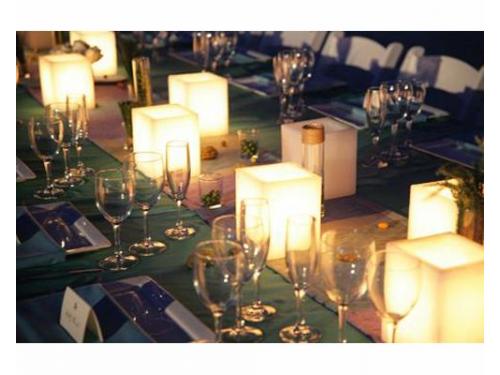 Decoración con velas