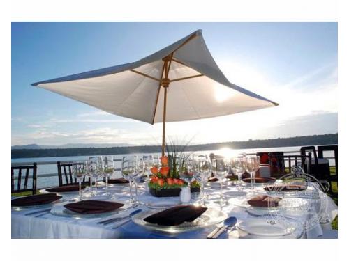 Montaje con sombrilla