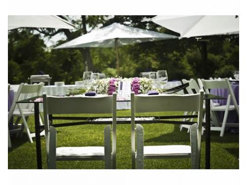 Vista de la mesa de los novios