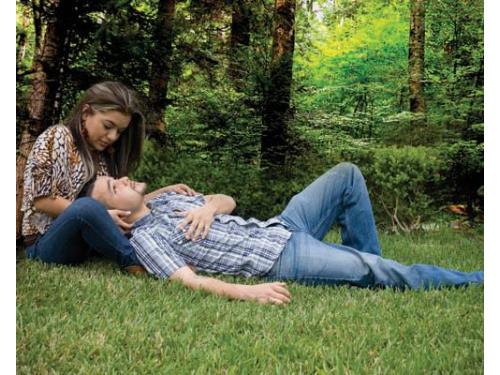 Sentimientos  en el bosque.