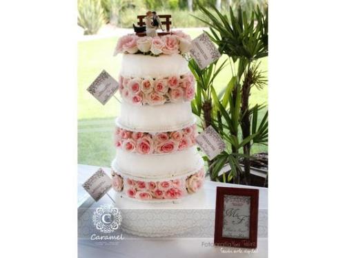 Pastel de boda caramel
servicio haute couture