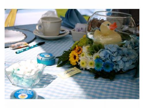 Elegante centro de mesa