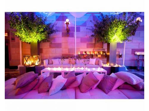 Recepción iluminada