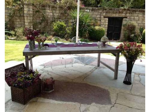 Decoración floral para mesa