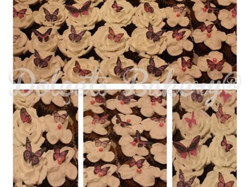 Cupcakes de mariposas